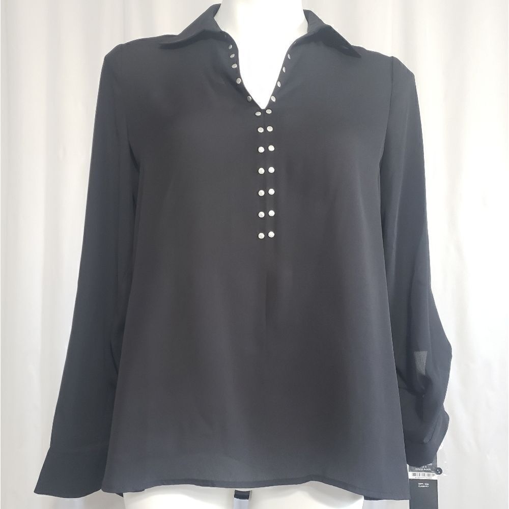 Rebecca Malone black sheer top